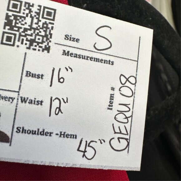 RED VALENTINO Red plunging Neckline Cocktail Dress Size S - Picture 8 of 8